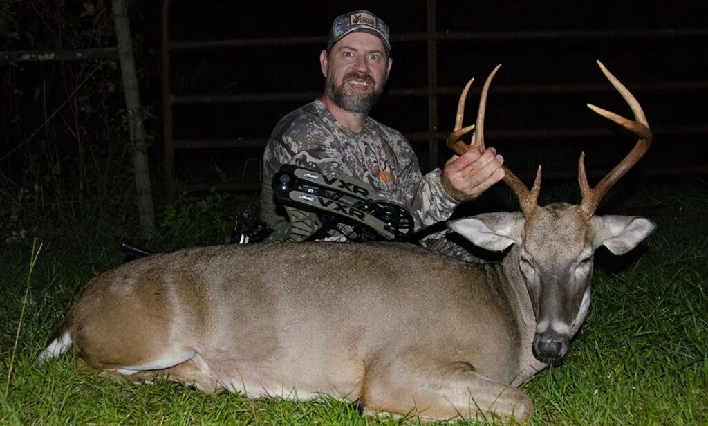 The author with a buck.