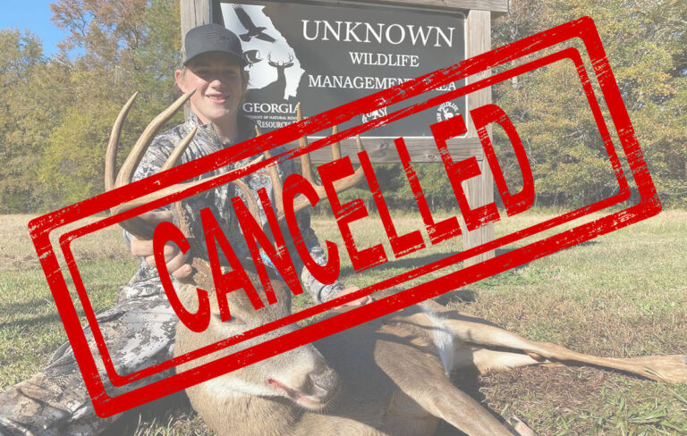 Georgia DNR Announces WMA Closures and Deer Hunt Cancellations