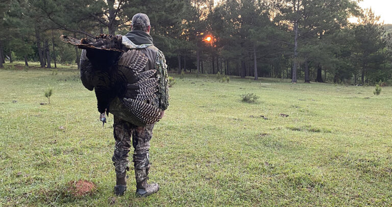 The author with a Georgia turkey.